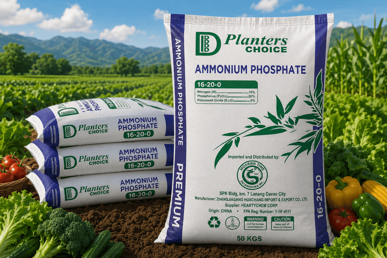 Planters Choice Ammophos packaging