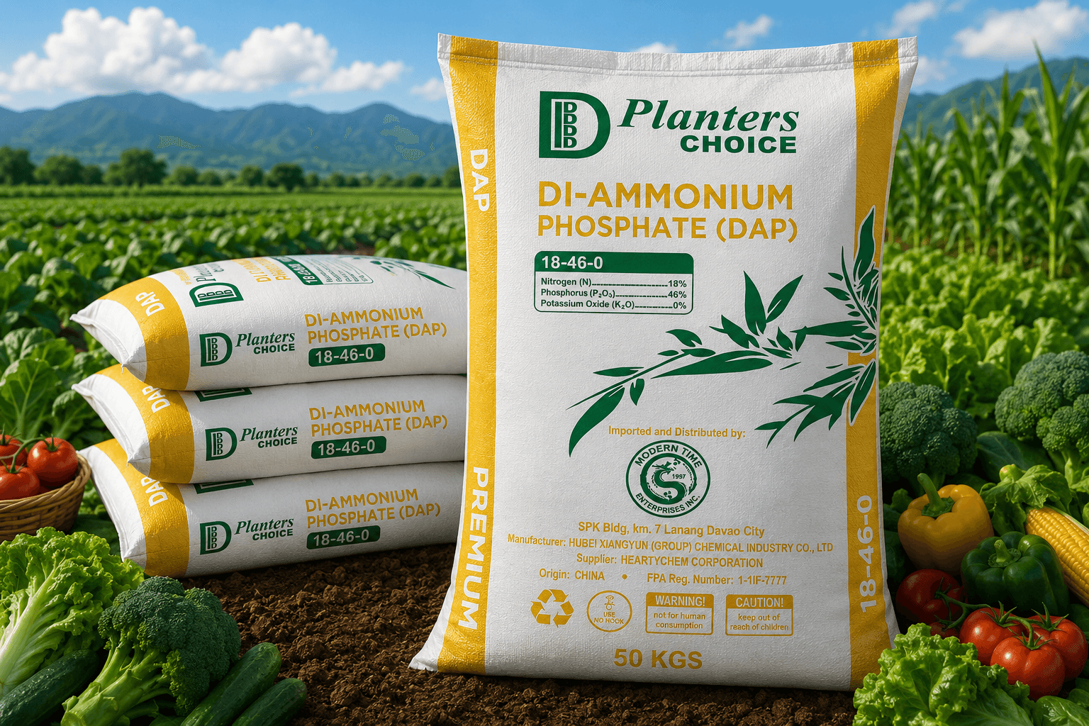 Planters Choice DAP packaging