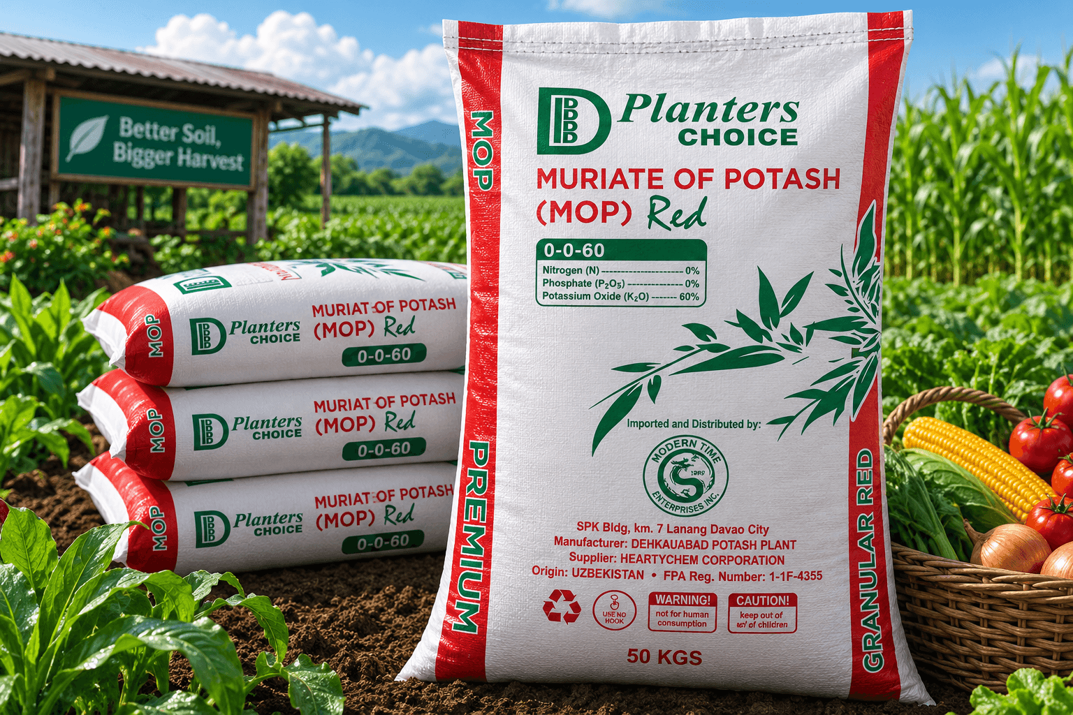 Planters Choice Muriate Of Potash packaging